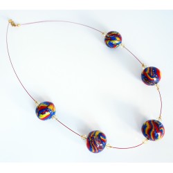 Brightly colored necklace