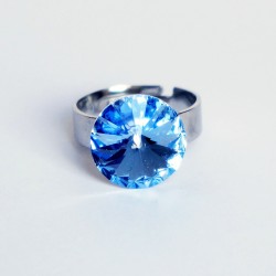 “Sapphire” blue Swarovski...