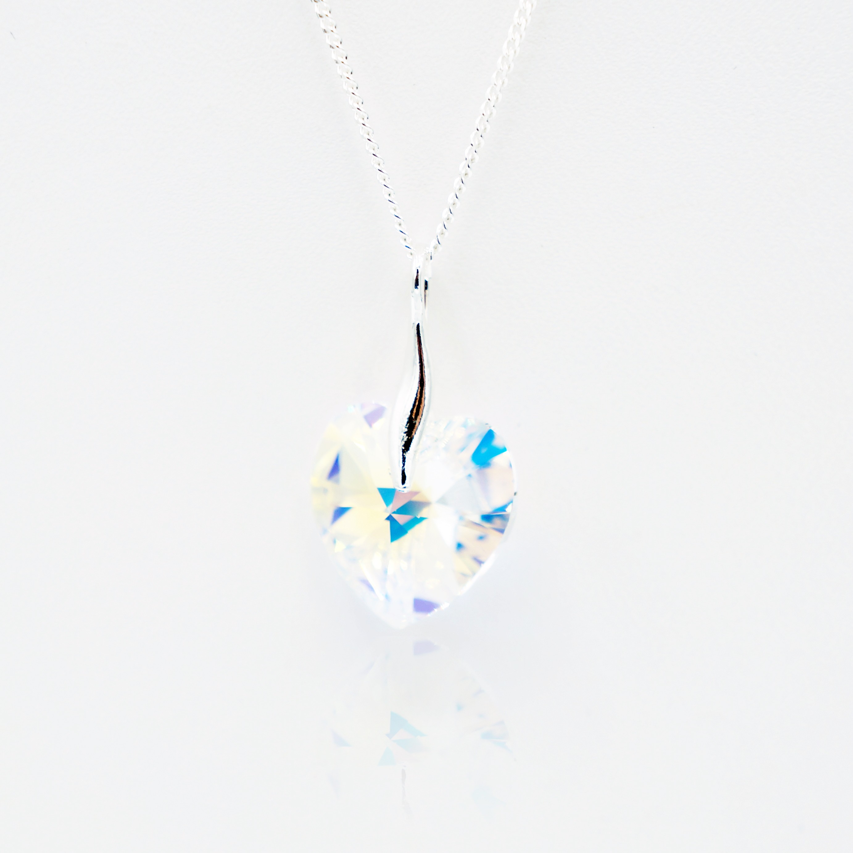 Aurore Boréale Transparent Necklace, SMALL or LARGE Swarovski